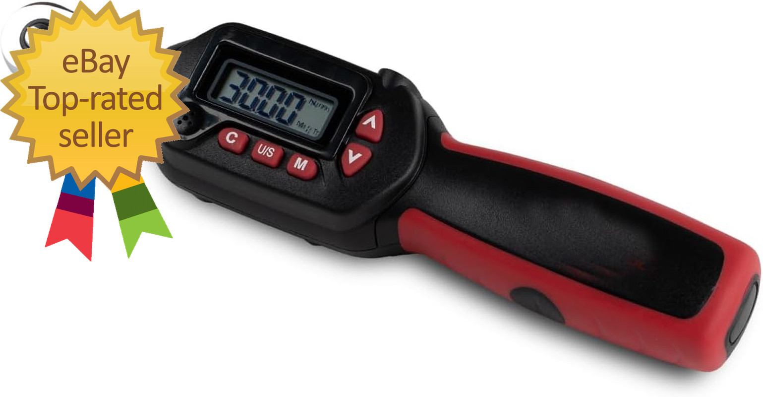 Tools 1/4 Inch Compact Digital Torque Wrench 1.11-22.12 Ft-Lbs (1.5-30 N-M)
