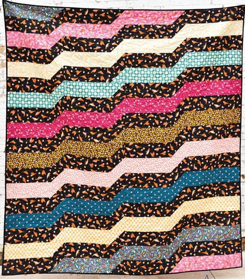 Escalate Quilt Pattern-Using 9 Half Yards Accent