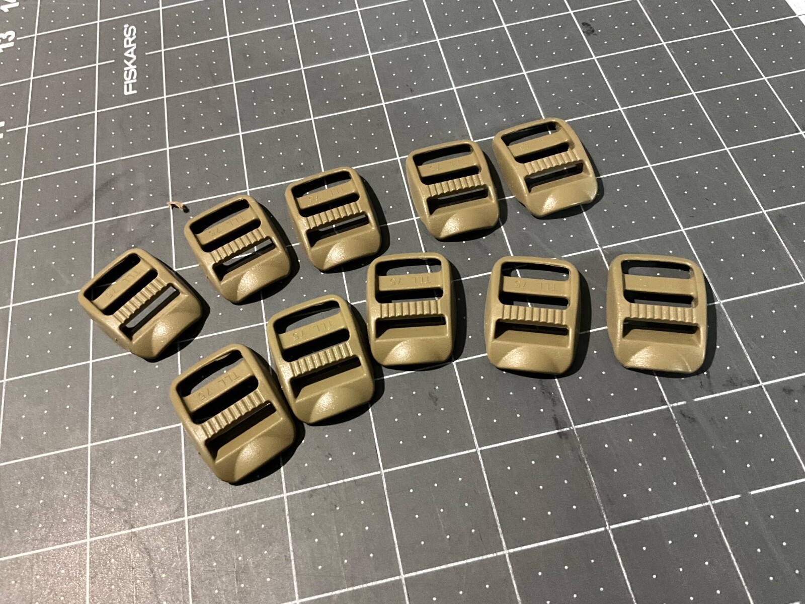 Set of (10) ITW NEXUS 3/4” TLL 75 Ladderloc Tension Buckle TAN