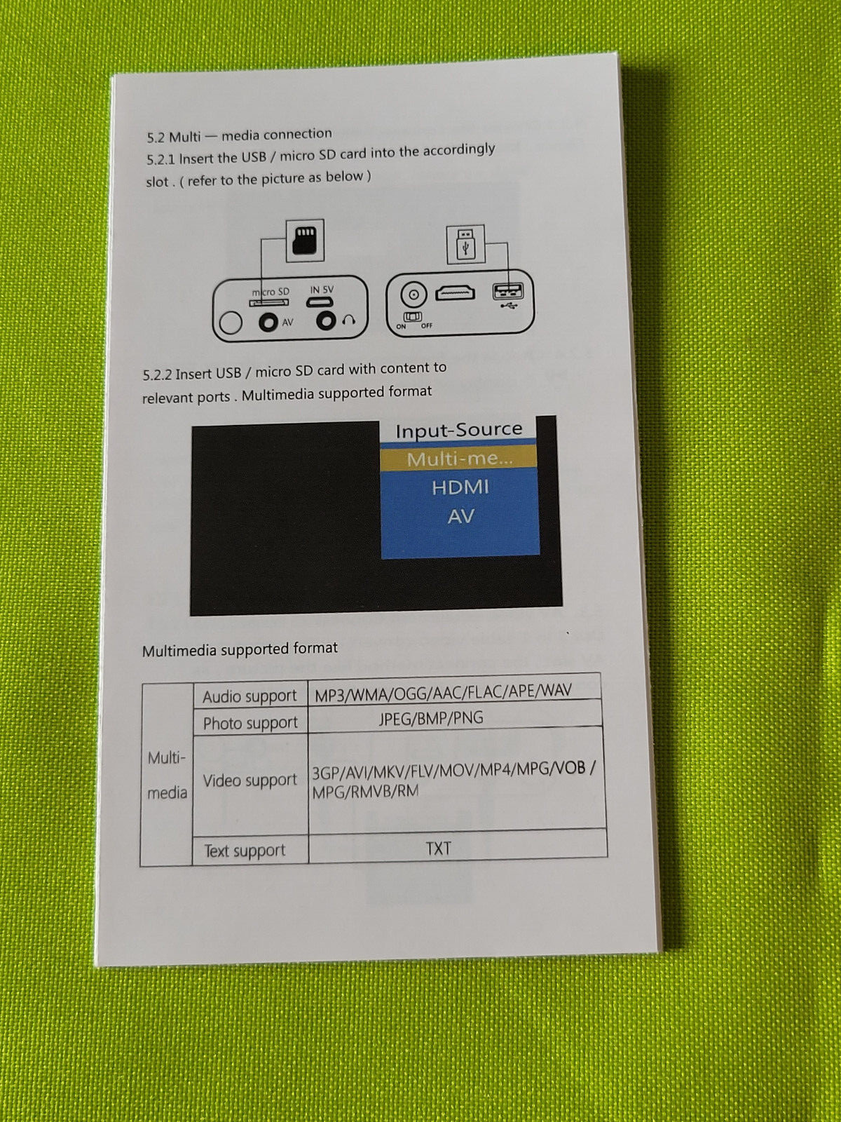 LED Projector M100 The Most-Efficient High Resolution Tested & Working. AS IS