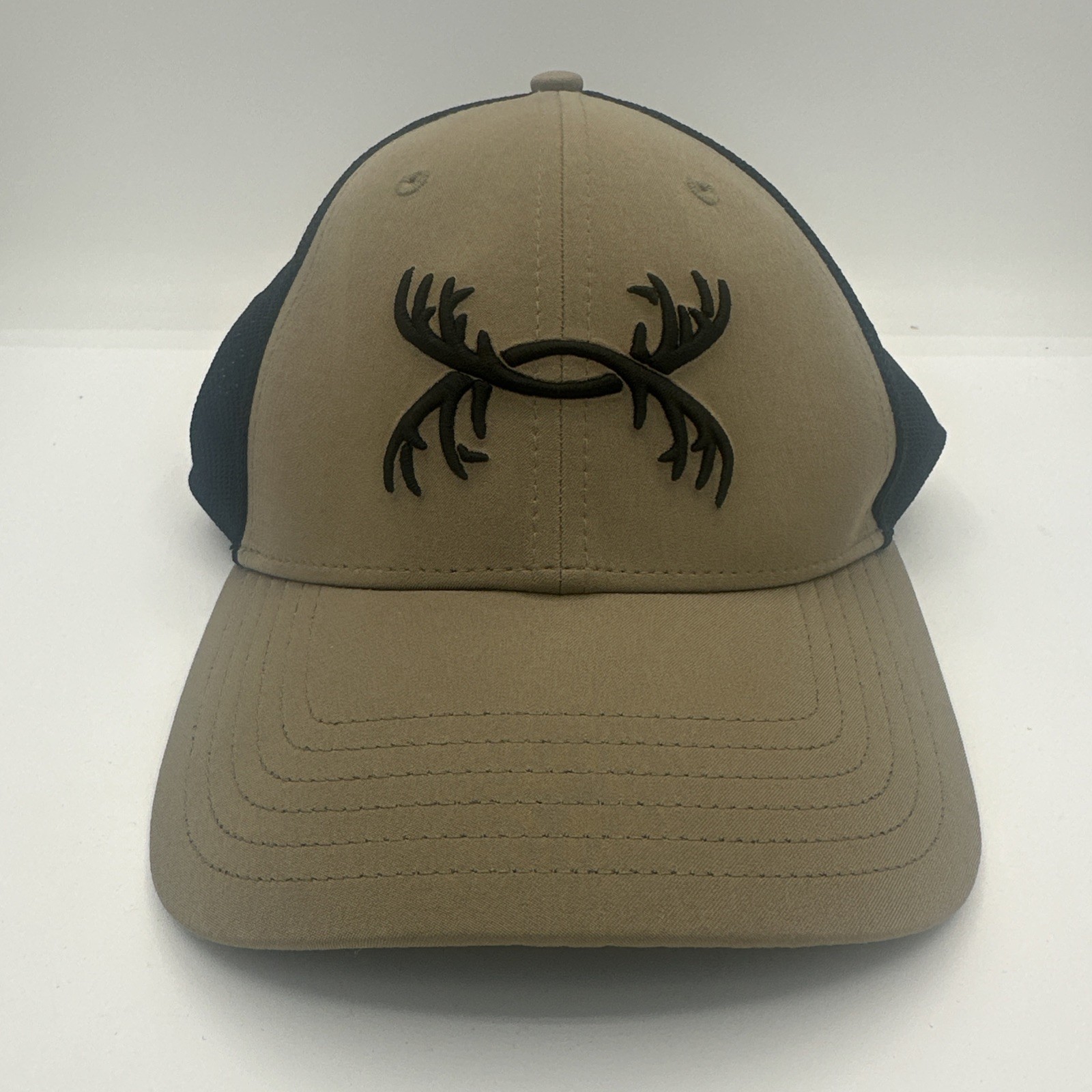 Under Armour Men's UA Antler Trucker Hat 1372352 Brown Black Snapback