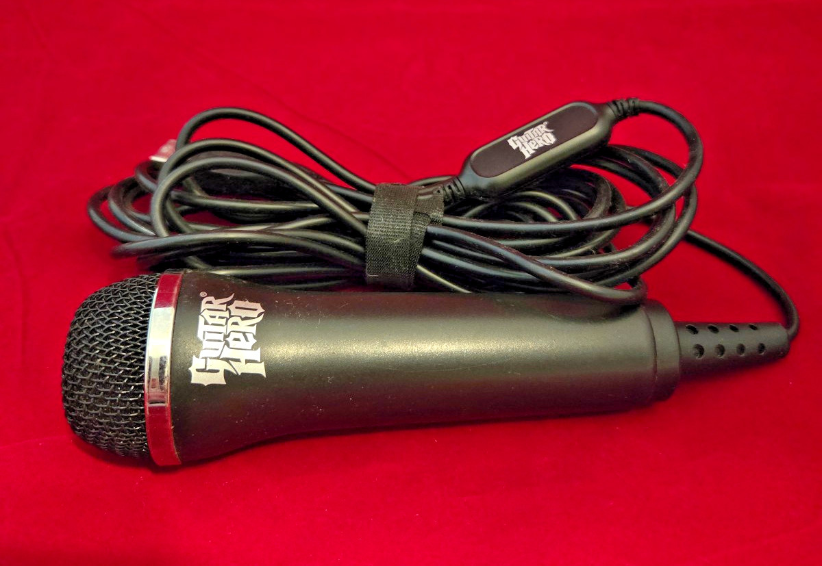 Guitar Hero Rock Star Black USB Microphone ICES-003 Playstation, Xbox, Wii