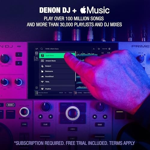 Denon DJ PRIME GO+ Portable DJ Controller and Mixer with Stem Separation 2 Deck
