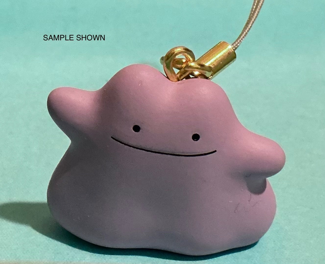 POKEMON DITTO STRAP KEYCHAIN CHARM FIGURE Takara Tomy