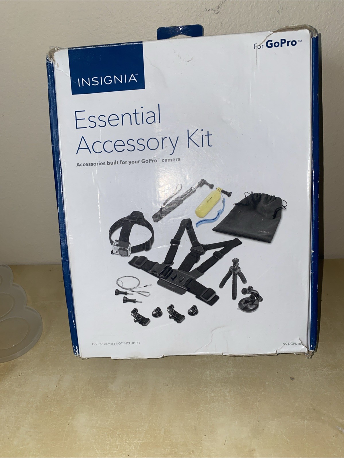 Insignia NSDGPK10 Essential Accessorie Kit for GoPro Action Camera New READ