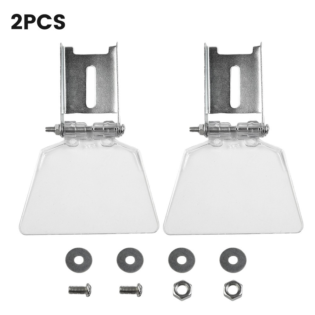 2pcs Replacement Guard Grinder Eye Protection Safety Shields With Bracket