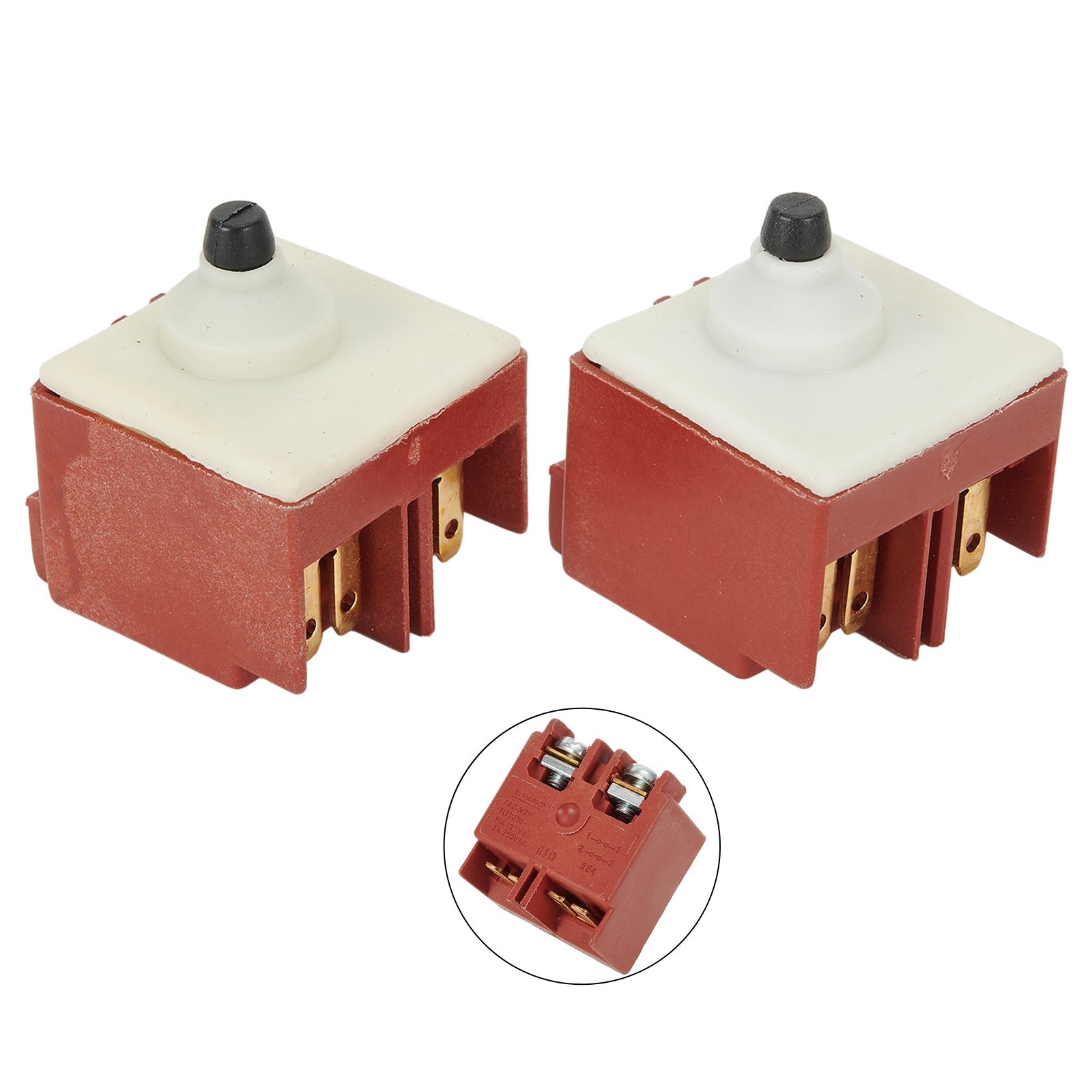 Angle Grinder Switch 250V 5A 2pcs Angle Grinder Power Tool Accessories