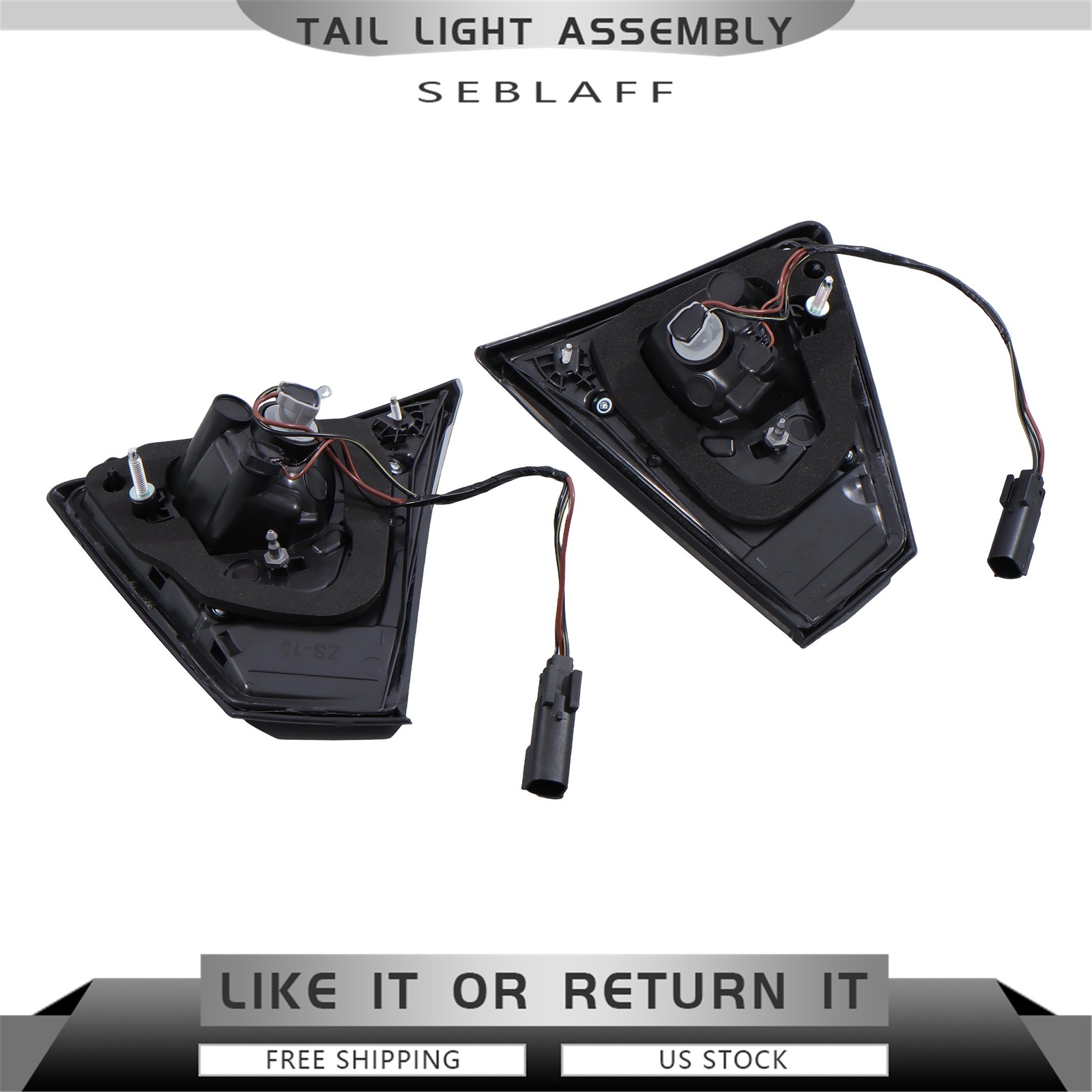 Halogen Tail Lights For Ford Escape 2017-2019 Rear Left&Right Inner Tail Lamps