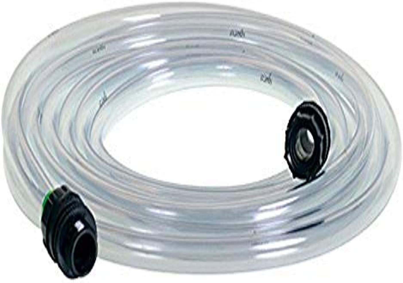 No Spill Clean and Fill Aquarium Gravel Tube Hose Extension, 20-Feet
