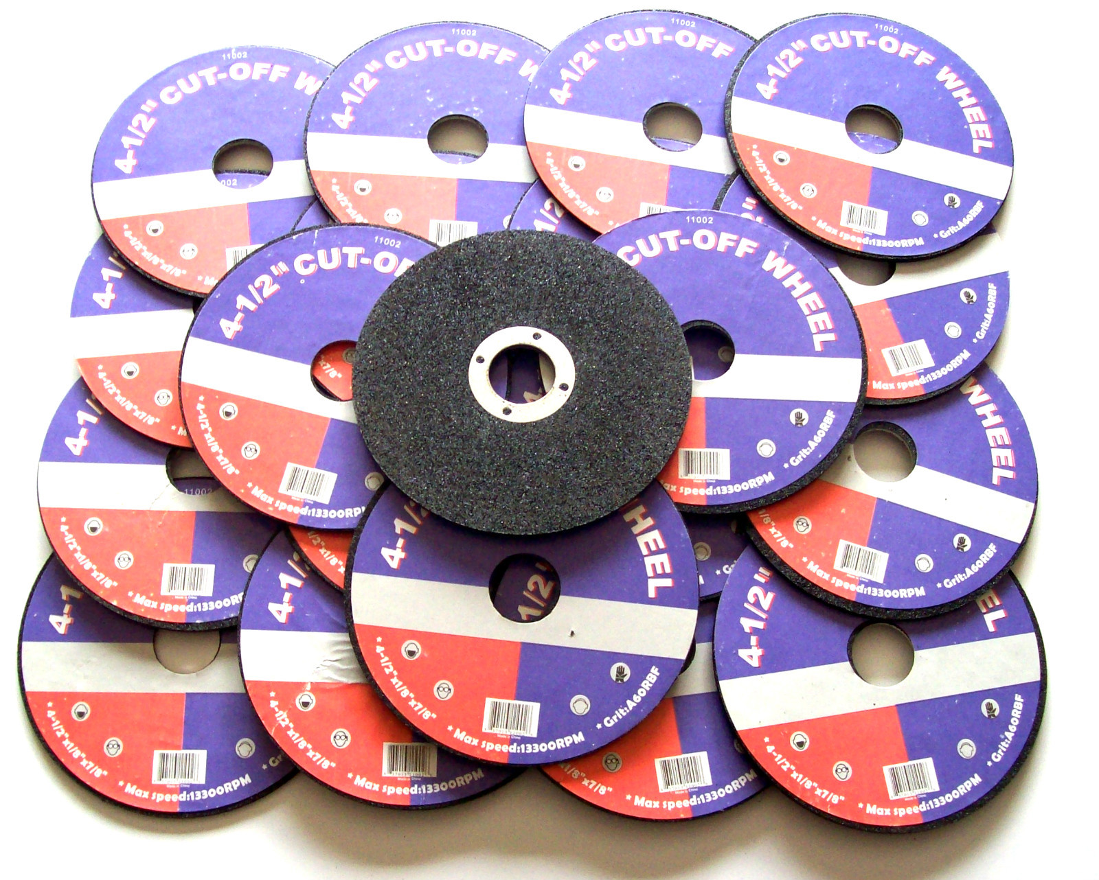 200 4-1/2" X 1/8" CUT OFF CUTTING WHEELS ANGLE GRINDING GRINDER WHOLESALE LOT