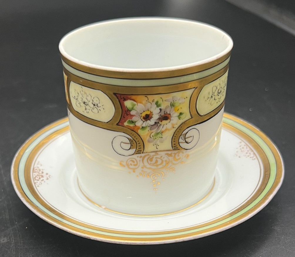 Hand Painted Stouffer Studio Victoria Austria Condense Milk Container-No Lid