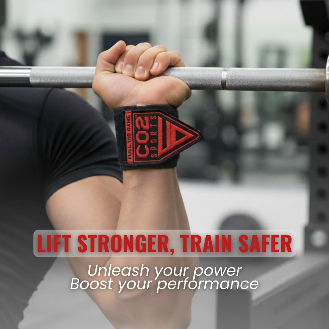 Titan Weightlifting Wrist Wraps, 18 inch Professional, Heavy Duty Thumb Loop,...