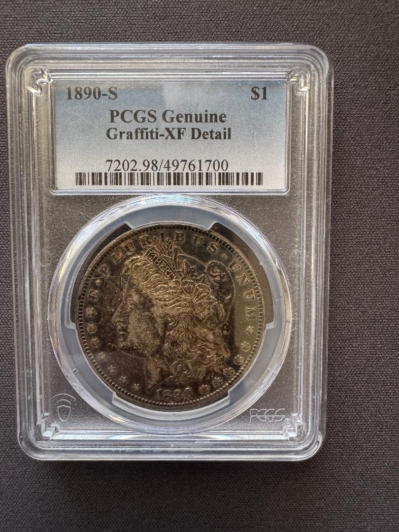 1890 $1 Morgan Silver Dollar