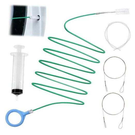 Auto Sunroof Drain Cleaning Tool, 118 Inch Long Flexible Tube Cleaning Brush,