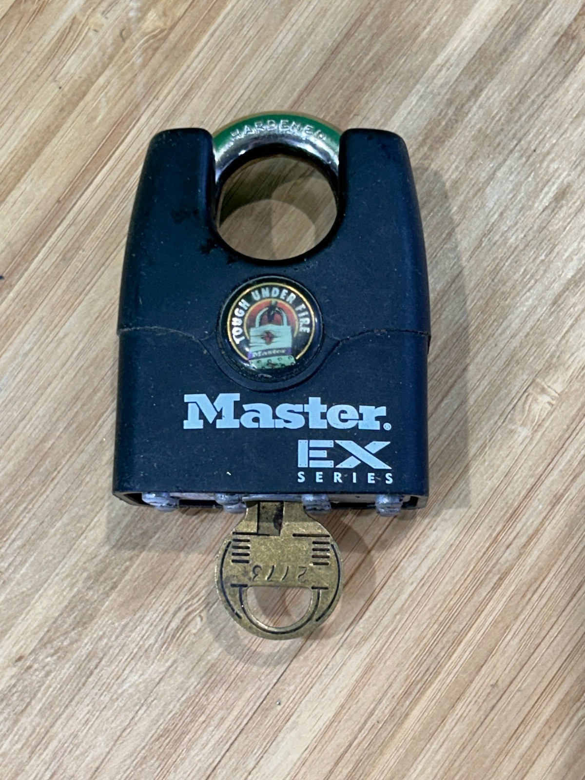 Master Lock EX Series Shrouded Lock #1 Made In USA Pre-owned One Key