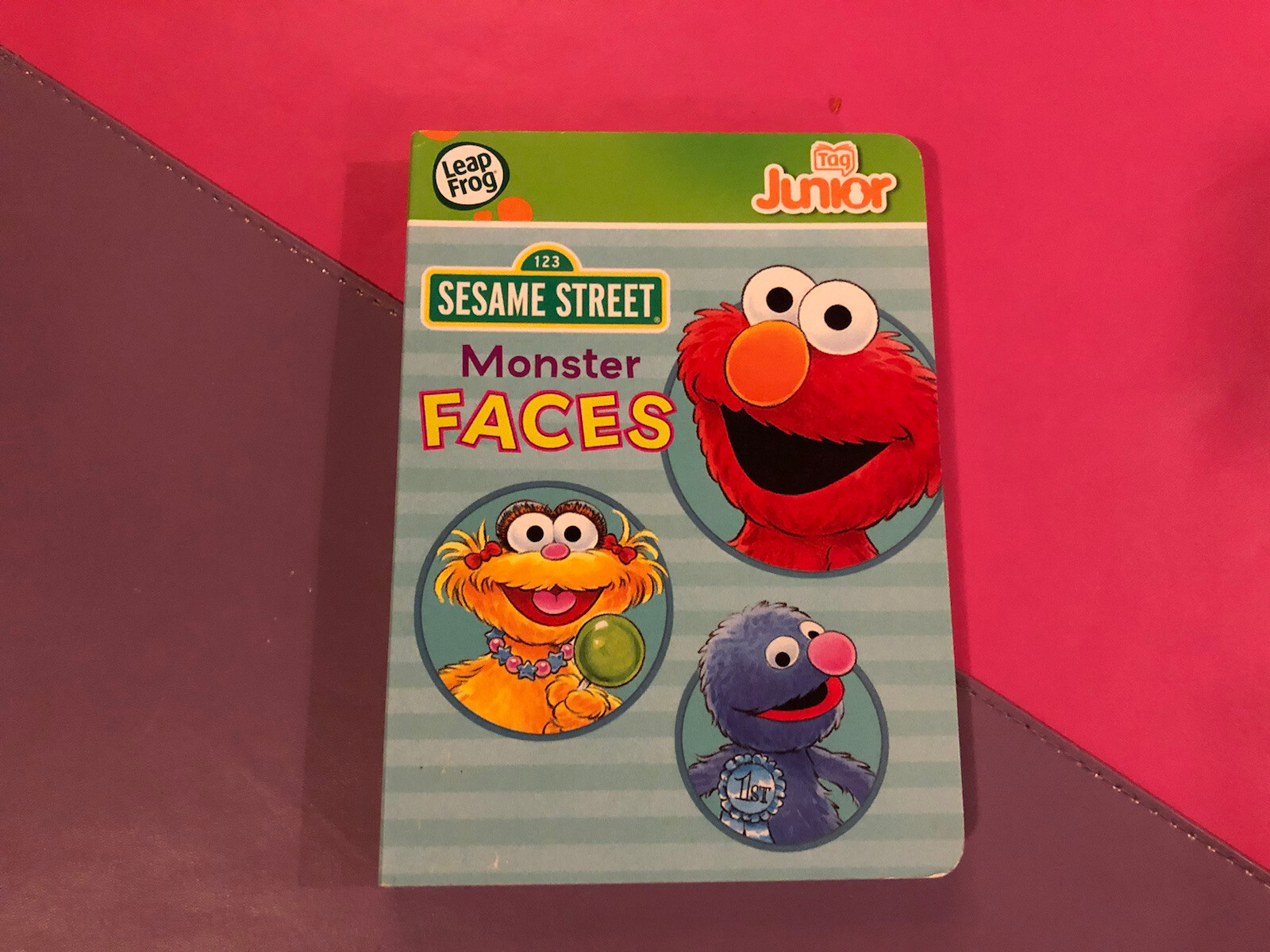 LeapFrog Tag Pen Leap Junior Book — SESAME STREET MONSTER FACES