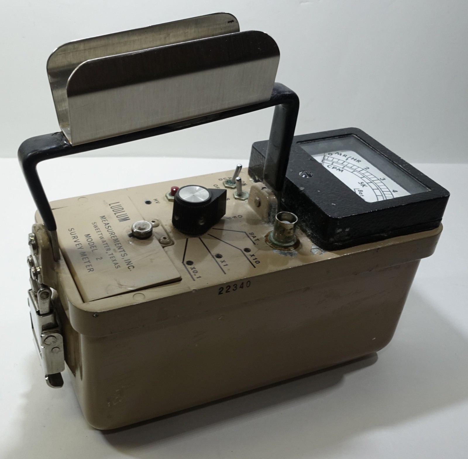Ludlum Measurements Model 2 Geiger Survey Meter; Fully Functional
