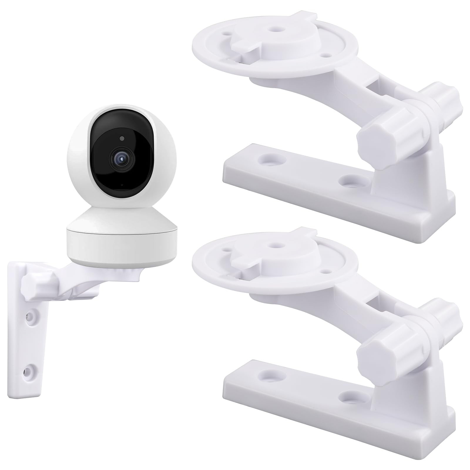 2pcs Camera Wall Mount Compatible with Reolink E1 / E1 Pro, White Camera Wall