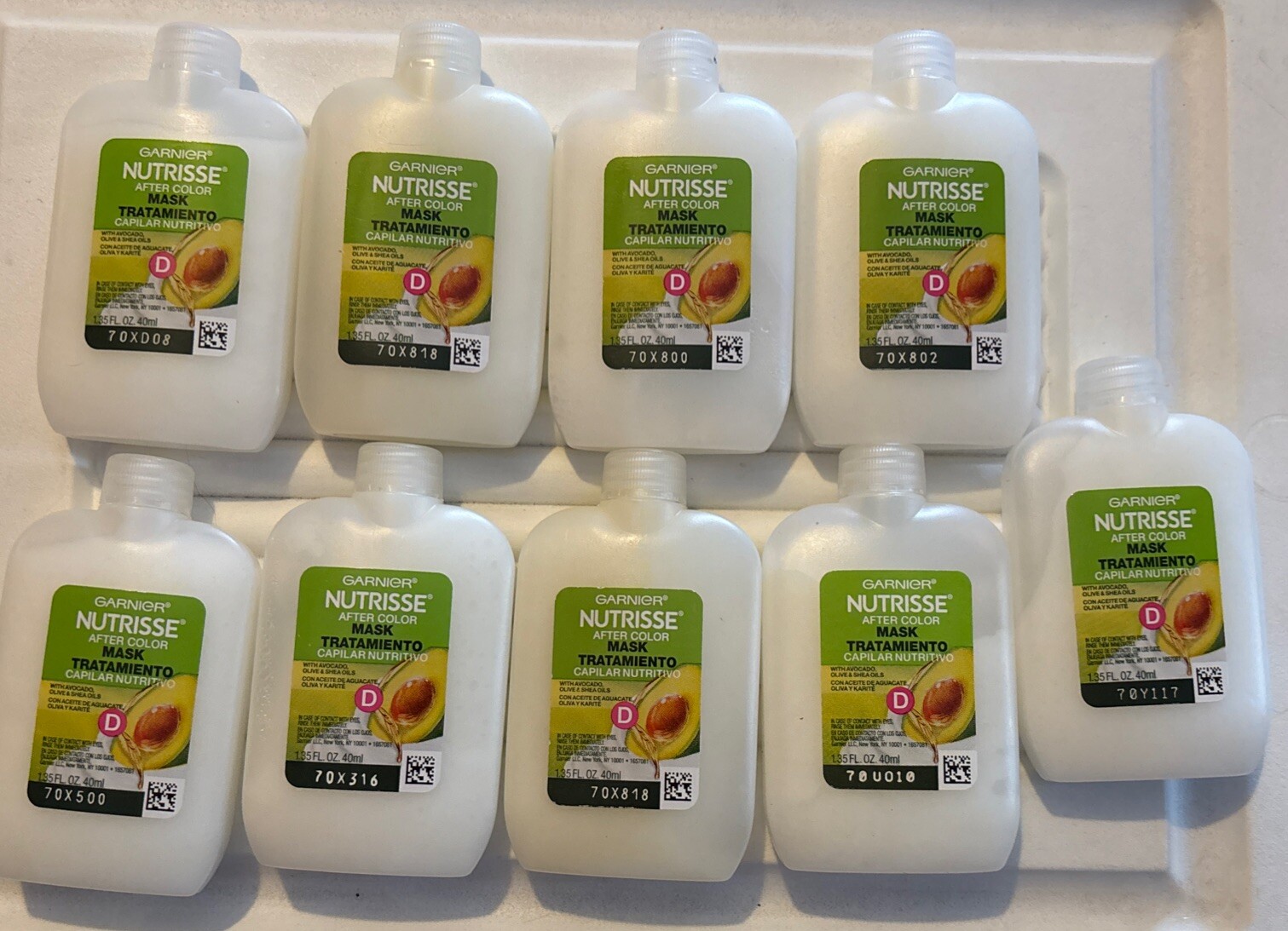 9 - GARNIER NUTRISSE After Color Mask Conditioner 1.35 oz