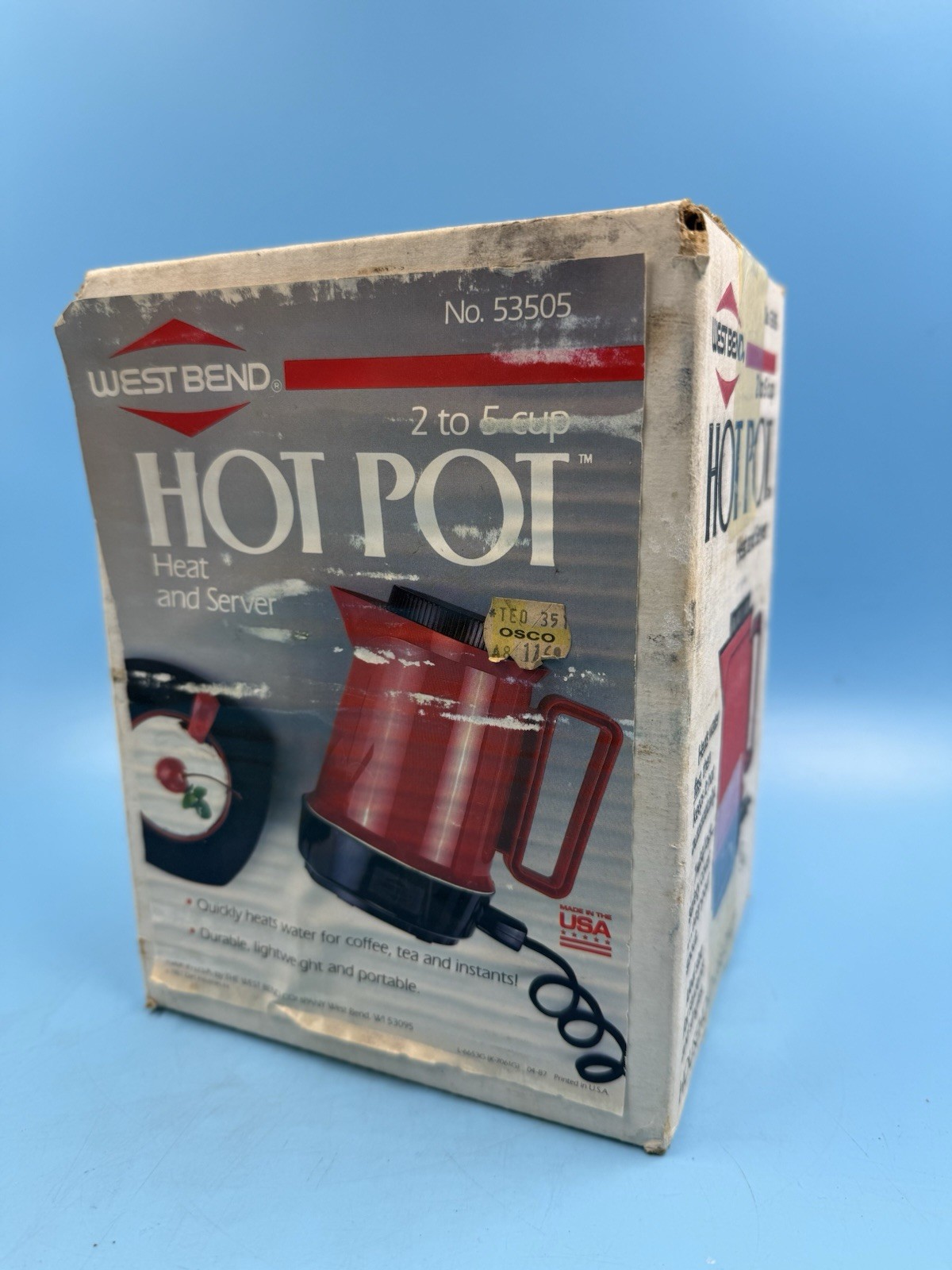 Vintage Westbend Electric HOT POT 2-5 Cups, 53505, Heat And Server, Made In USA