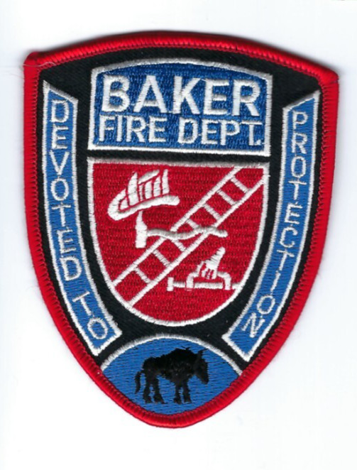 Baker (East Baton Rouge Parish) LA Louisiana Fire Dept. patch - NEW!