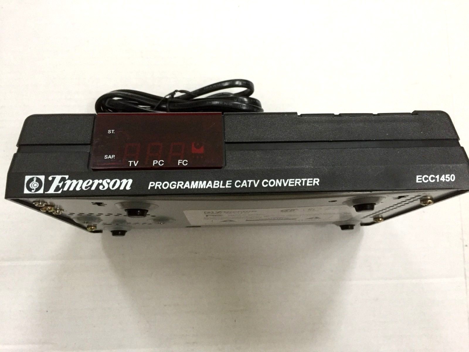 EMERSON MTS/Stereo 181 Channel Programmable Cable Converter w/Volume & Remote
