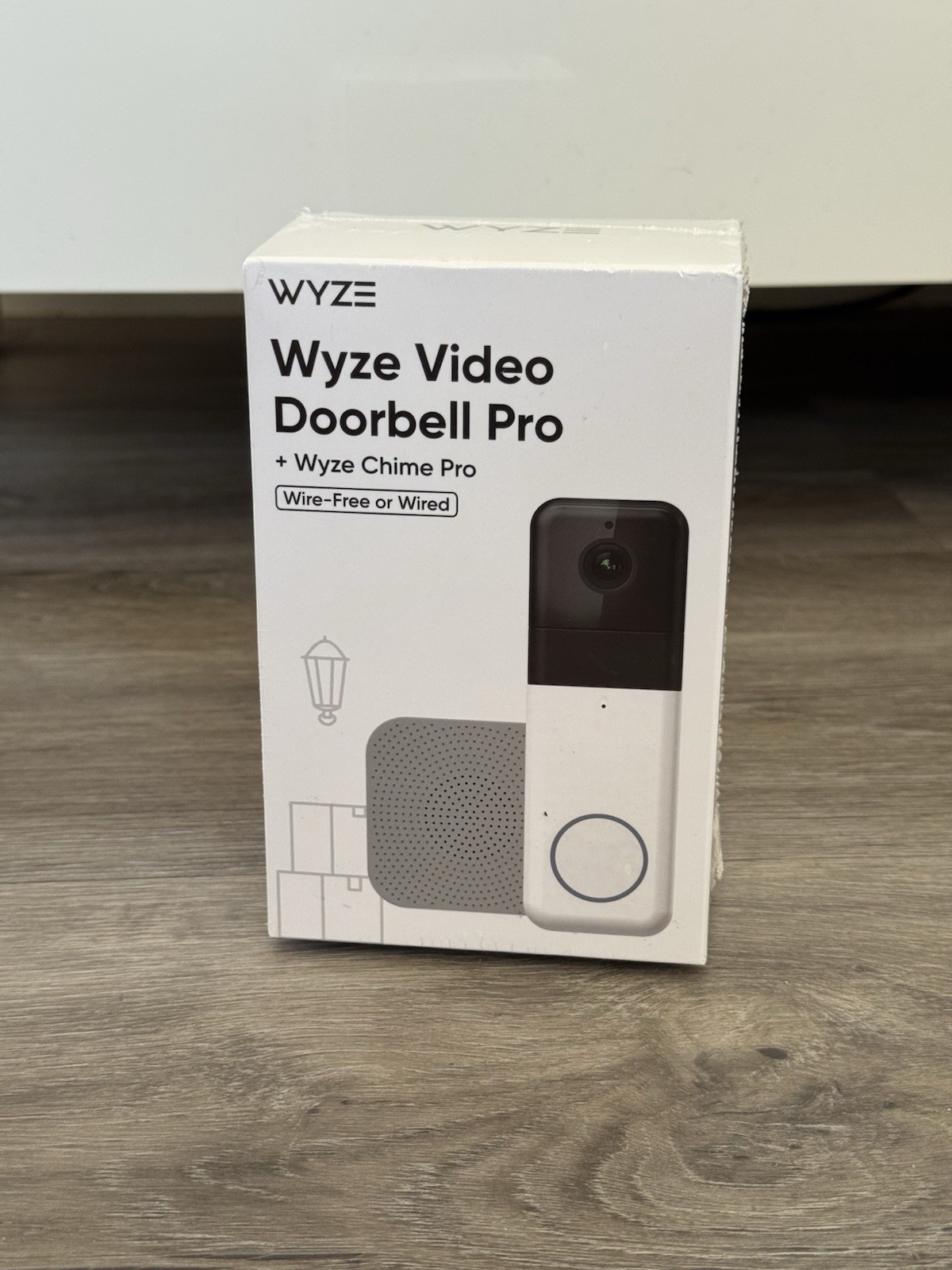 WYZE Video Doorbell Pro + WYZE Chime Pro, Wired or Wire-Free - Brand New
