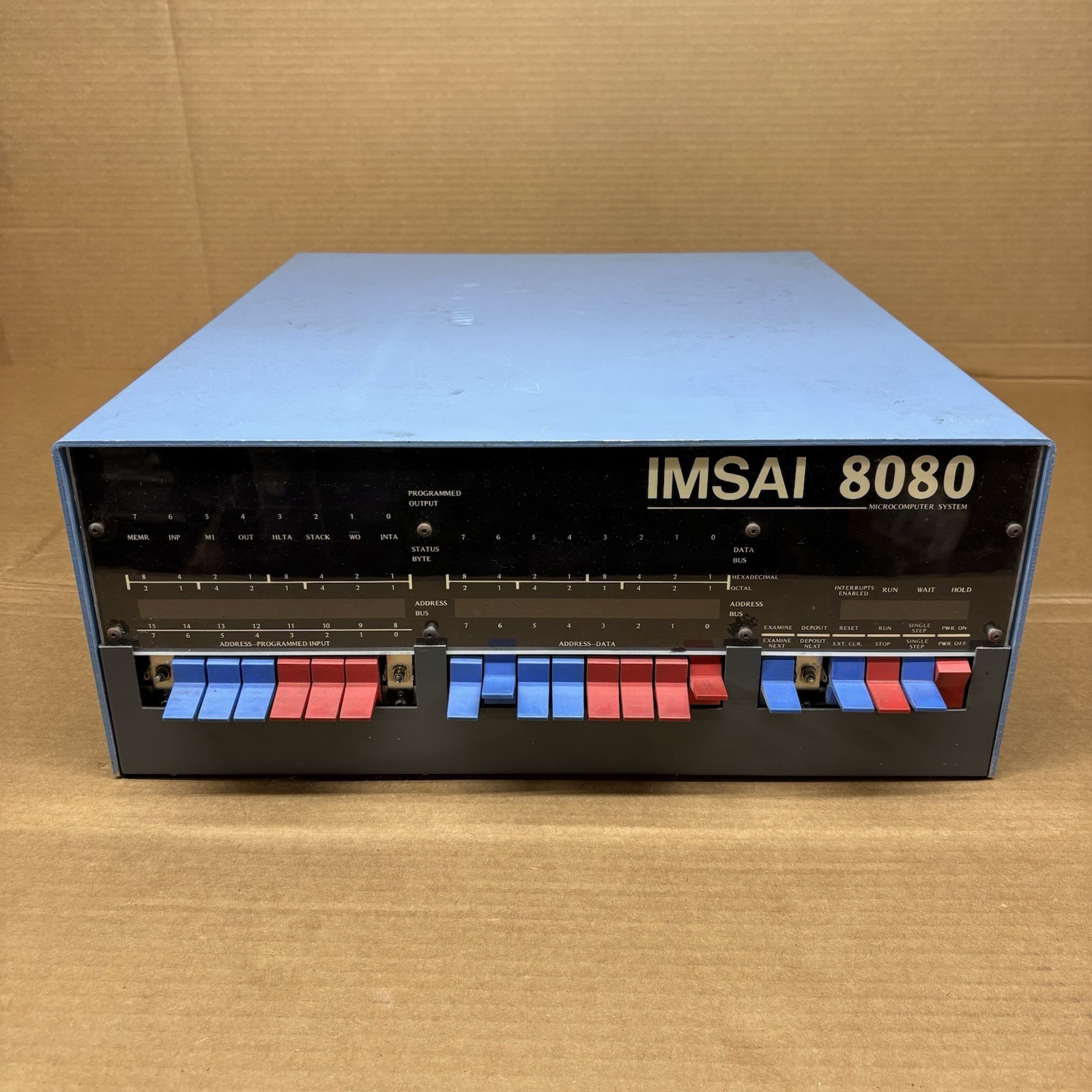 IMSAI 8080 Microcomputer | Complete Chassis, Power Supply, No Boards | UNTESTED