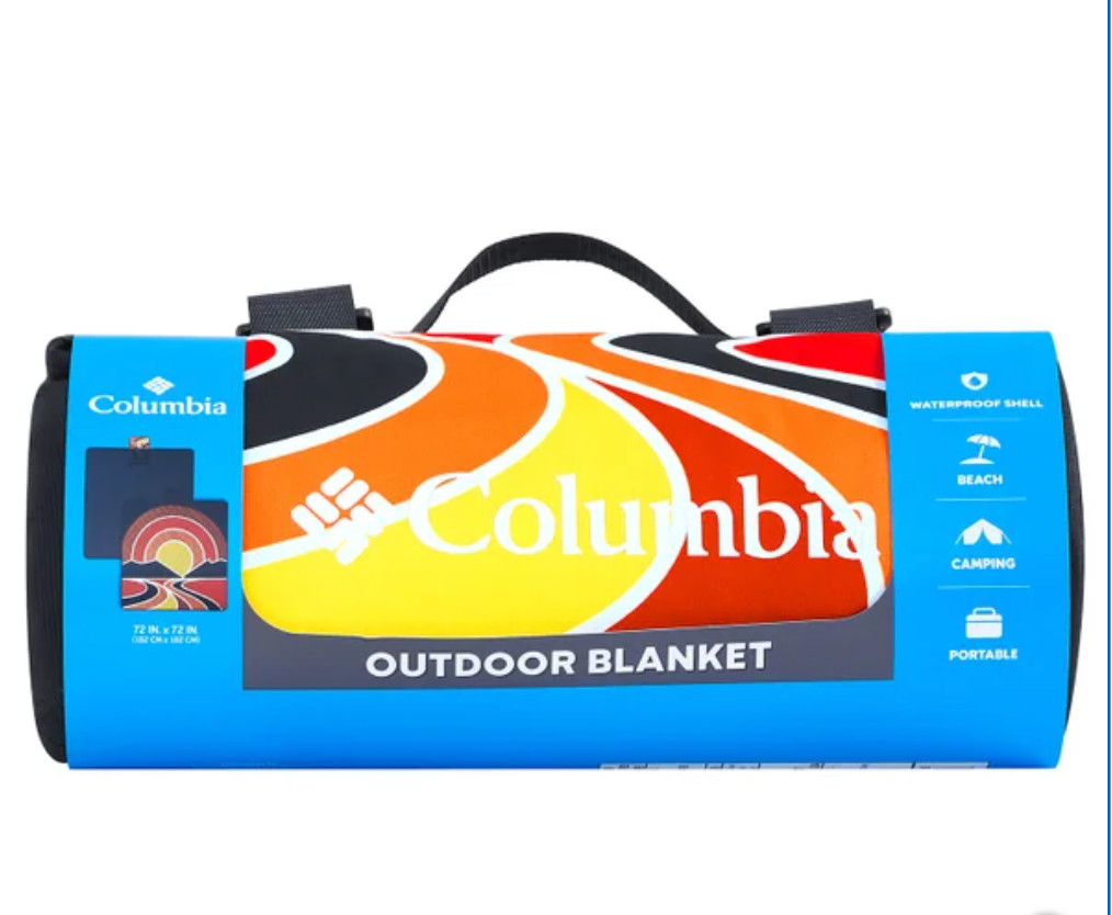 NEW Columbia Packable Blanket - 72 x 72 NEW