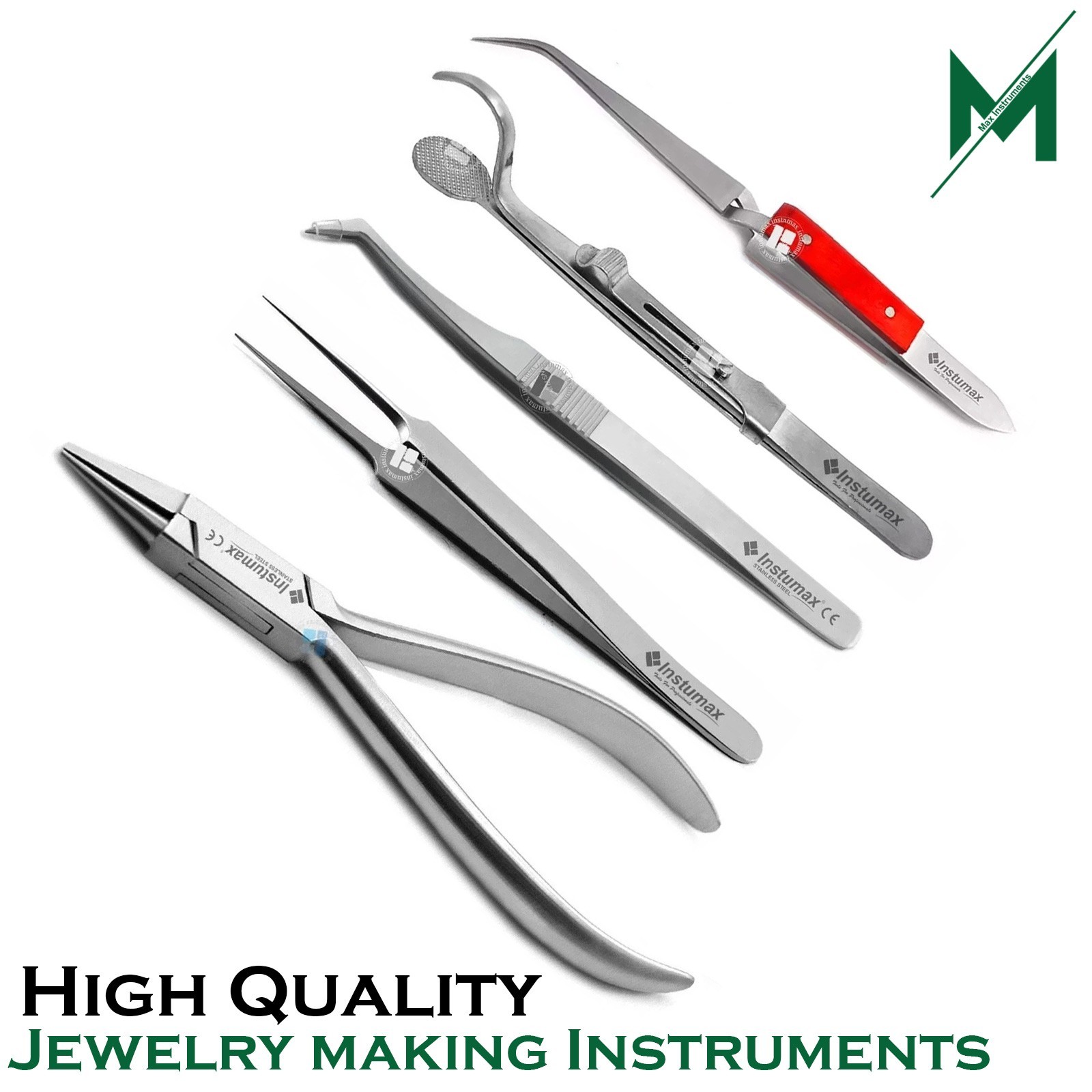 Watchmaker Tweezers – Flat & Round Tip Soldering and Repair Forceps