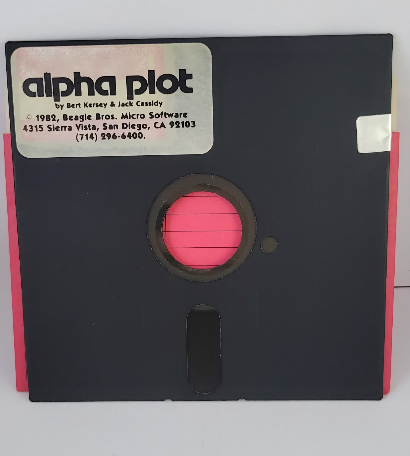 🍎Alpha Plot Apple II Software 1982 Beagle Bros Micro Software USA Excellent🐶
