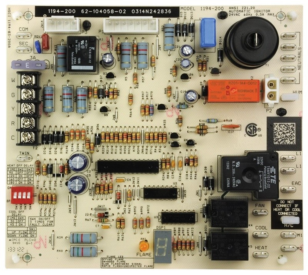 Rheem 62-104058-02 Integrated Furnace Control Board (IFC)