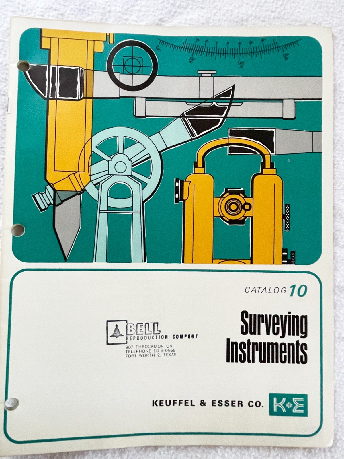 1967 K+E Catalog No. 10 Surveying Equipment - Hard to Find