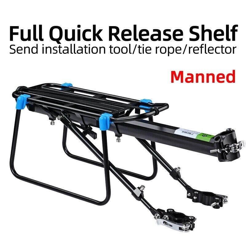 Bike Rear Carrier Rack Mountain Road Bicycle Alloy Pannier Luggage Cargo Holder