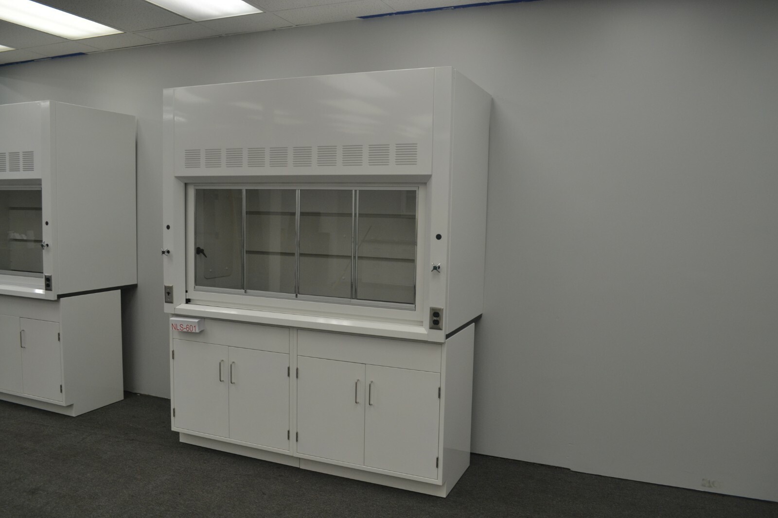 Laboratory 6' Fume Hood Enclosure w/ General Storage / E2-019