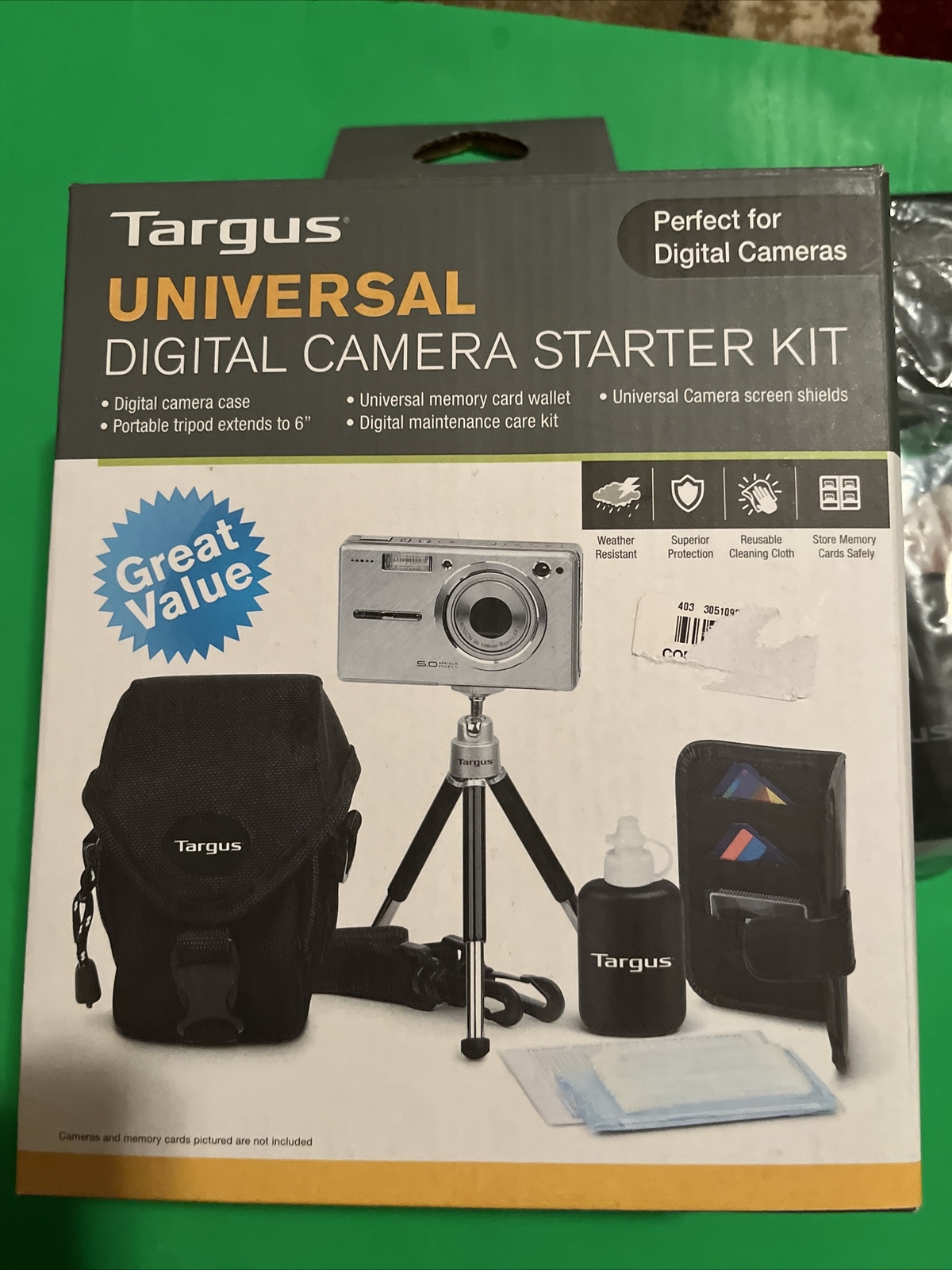 Targus Digital TGK-WM200 Universal Camera Starter Kit New