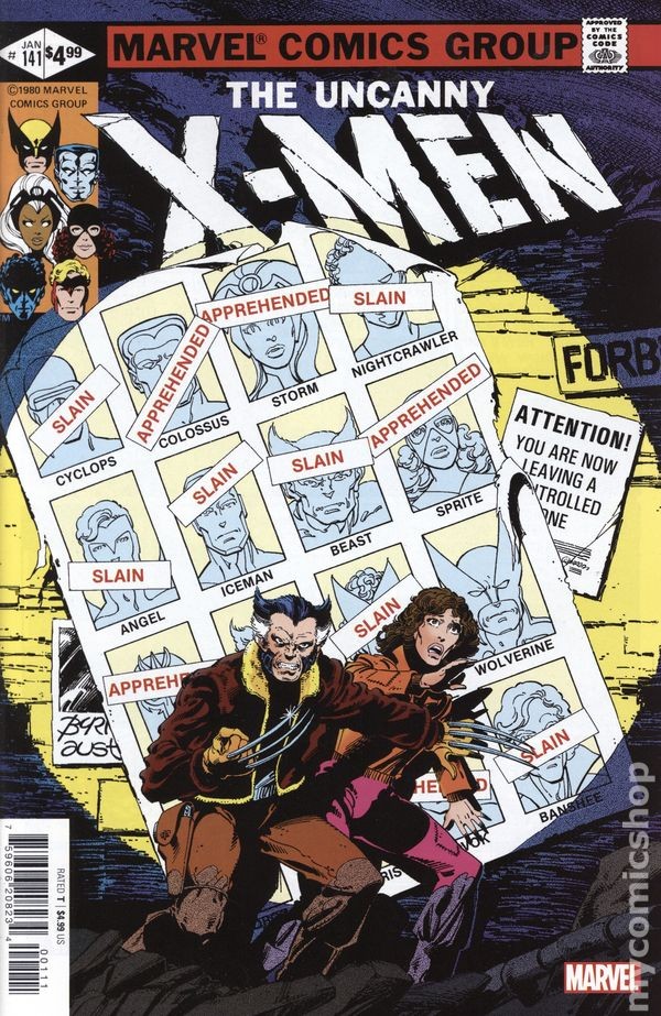 Uncanny X-Men Facsimile Edition #141A FN 2024 Stock Image