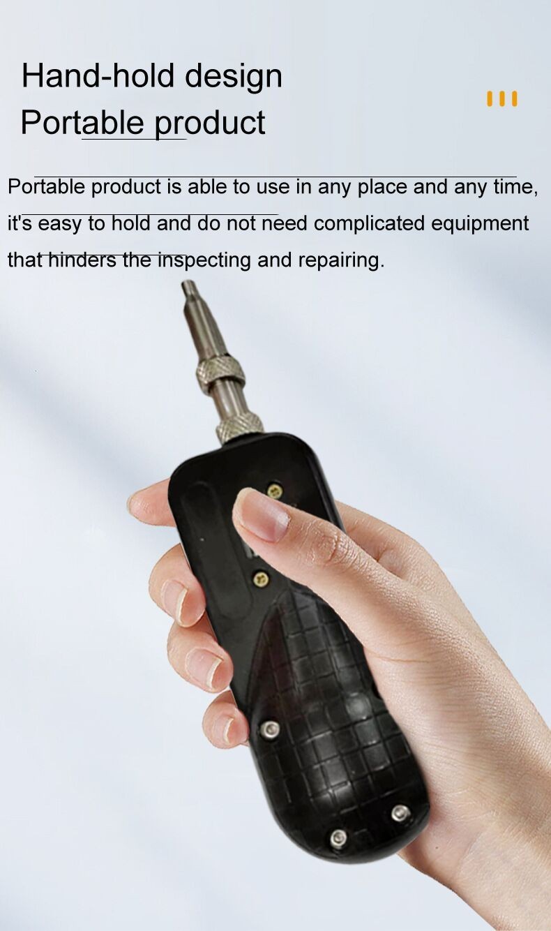 200X 3.5" Handheld LCDFiber Optic Connector Endface Inspection Probe Microscope