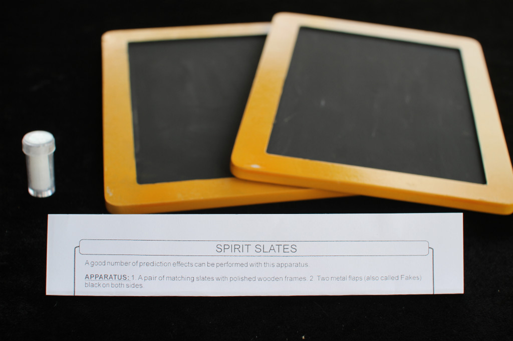 SPIRIT SLATES Wooden Frame magnetic invisible Magic Trick Mentalism Mental ghost