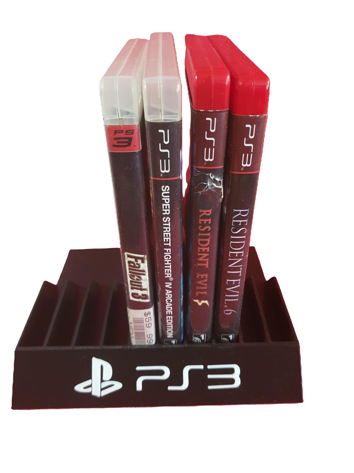 PlayStation 3 Game Holder Sony Videogame Storage Display PS3 2 Pack