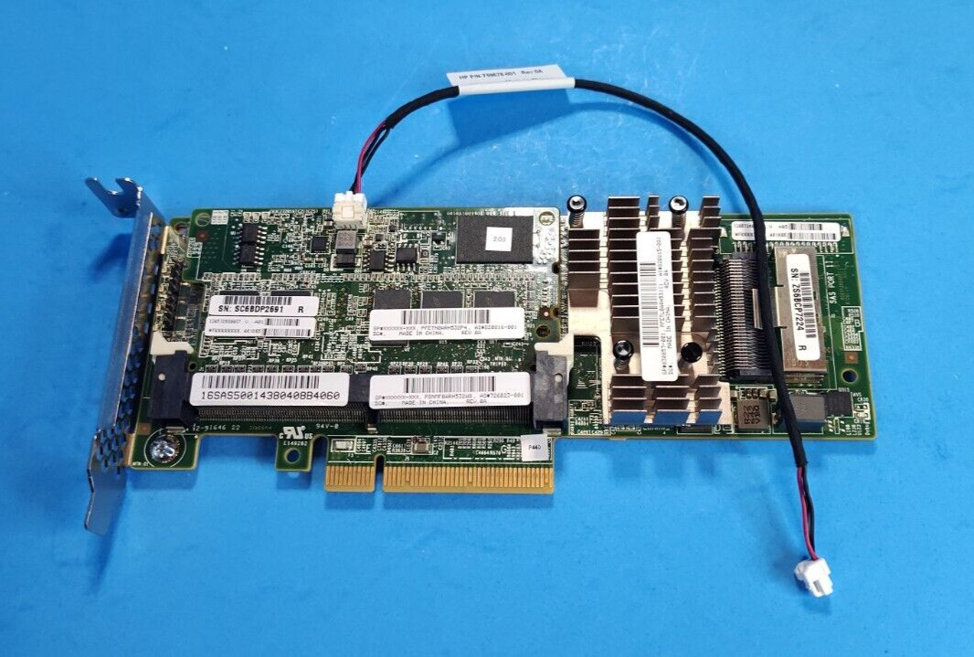 HP Smart Array P440 12Gb 1-Port SAS Controller w/2GB FBWC 830057-001 Low-Profile