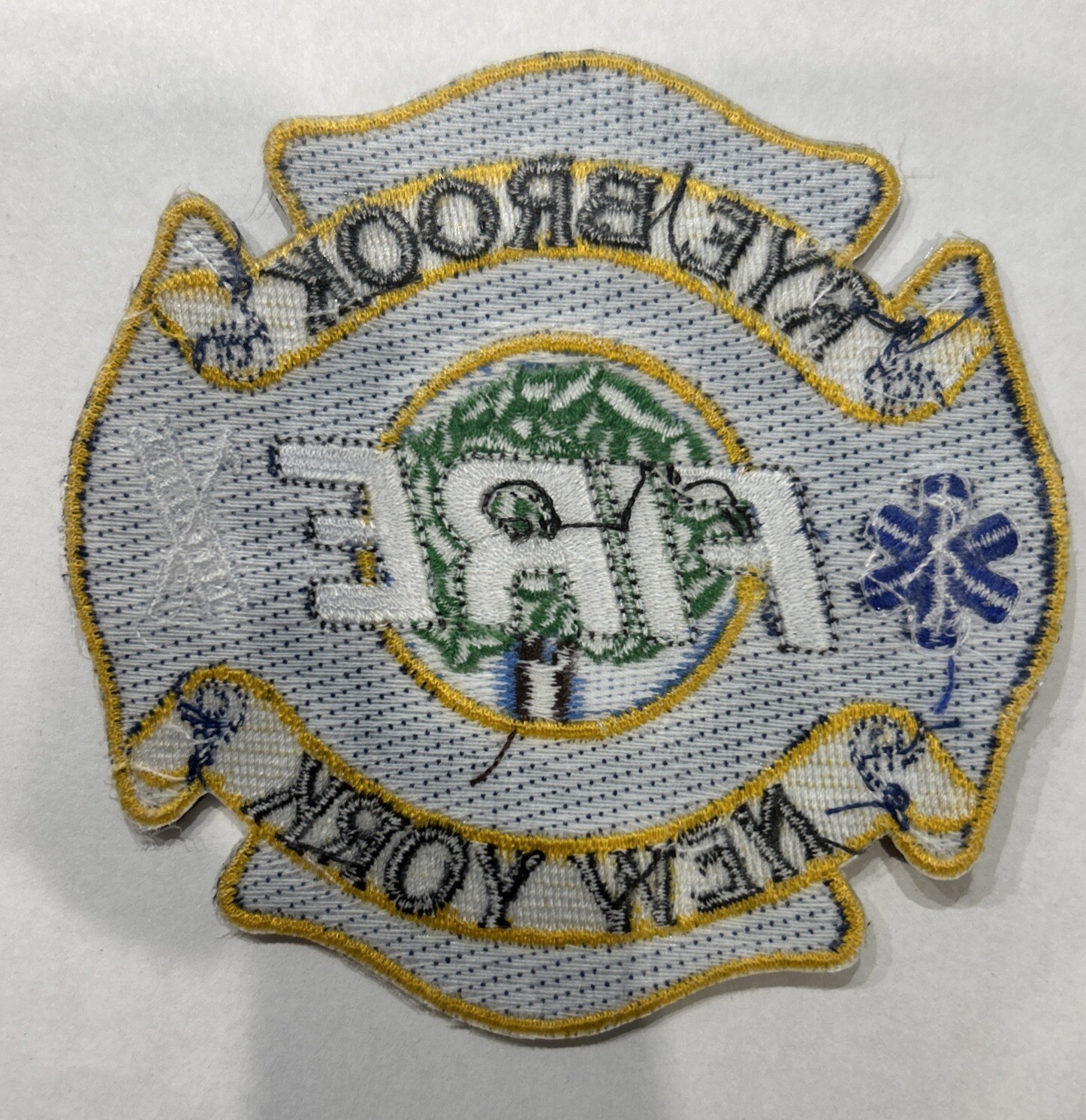 Rye Brook New York NY Fire Department Patch Firefighter
