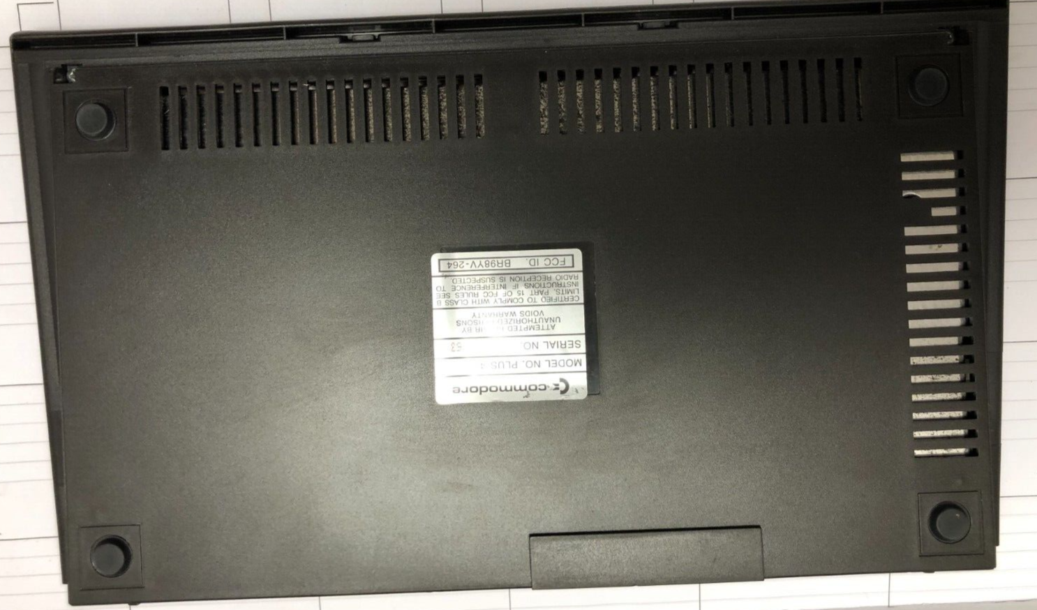 Vintage Commodore Plus/4 computer with Original box / INTEGRATED SOFTWARE MANUAL