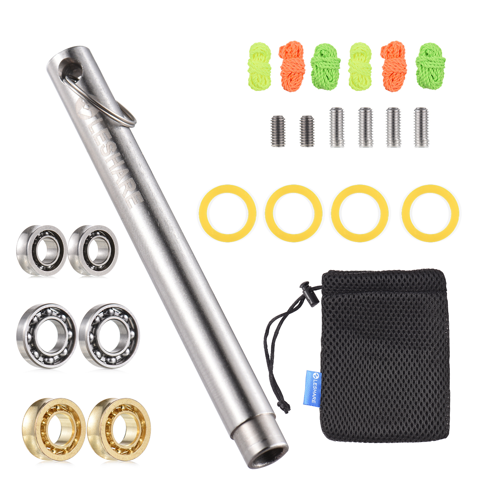 LESHARE Yoyo Bearing Kit for Yo-Yo Bearing Replacement Bearing Tool W/ Mesh Bag
