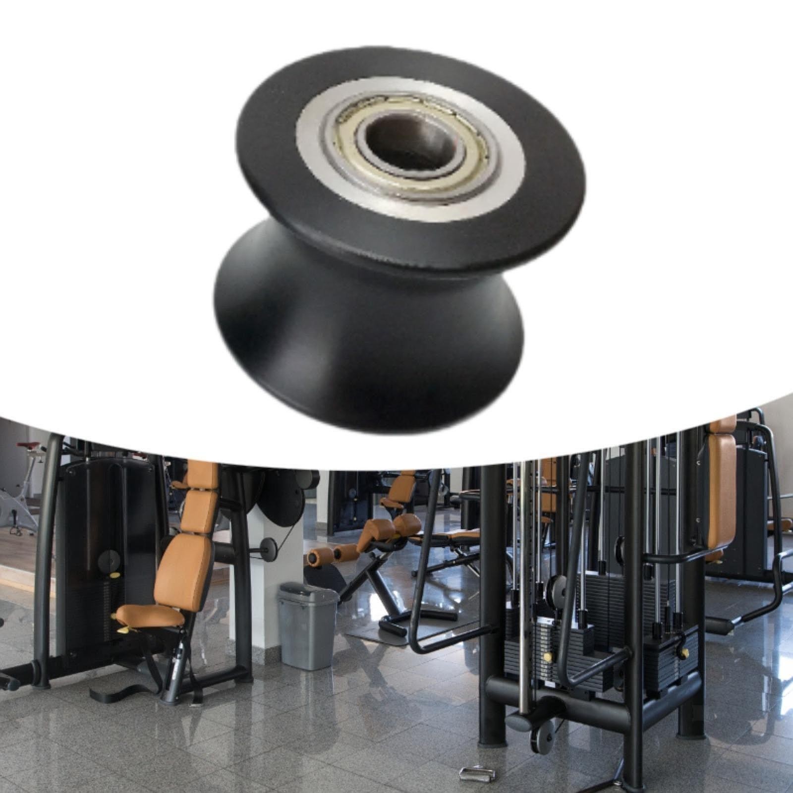 Elliptical Guide Wheel Gym Equipment Lightweight Supplies Easy to Install Cable