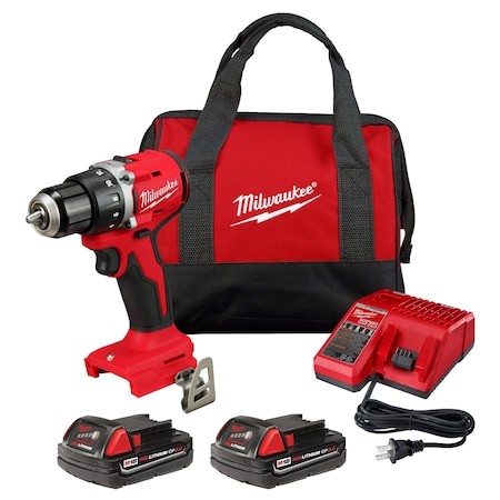 Milwaukee Tool 3601-22Ct M18 Compact Brushless 1/2" Drill/Driver Kit
