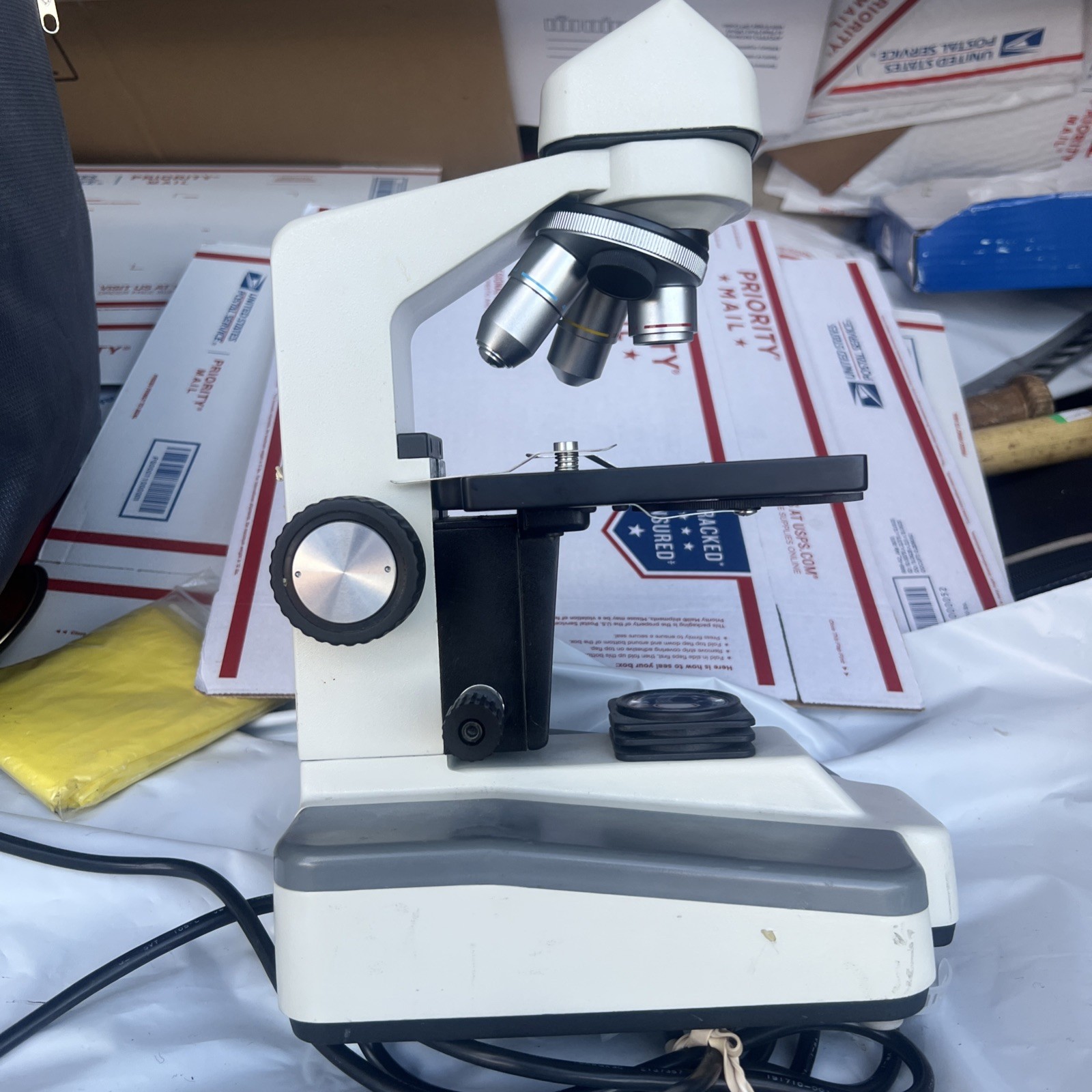 National DC3-163 Digital Binocular Compound Microscope Incomplected