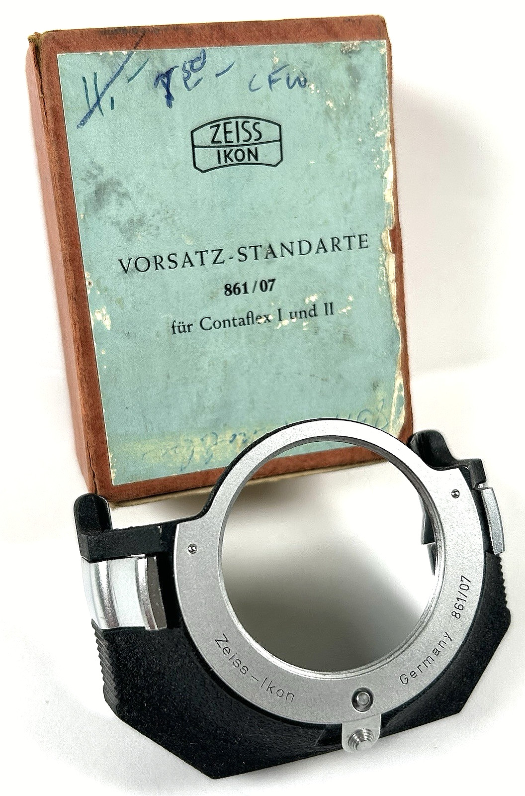 Vintage Zeiss Ikon Vorsatz Standarte 861/07 Contaflex I II Lens Bracket Boxed