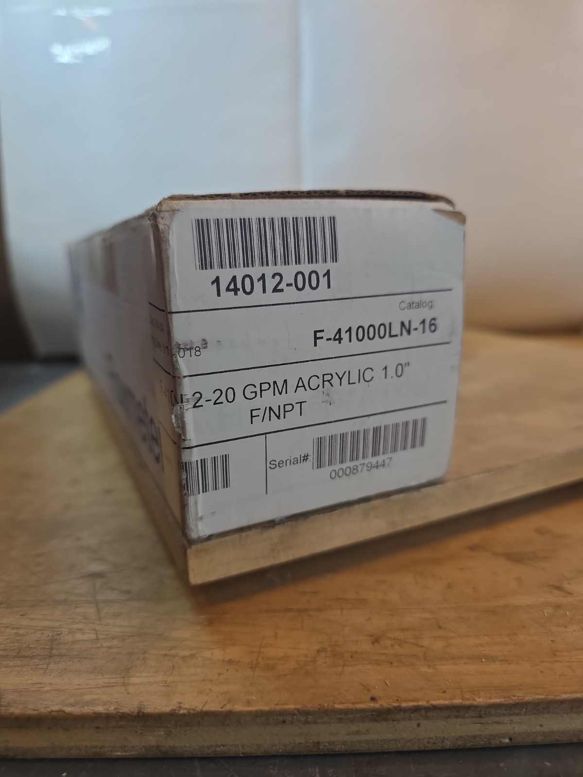 Blue-White F-41000LN-16, F-410N 2-20 GPM ACRYLIC 1.0" F/NPT