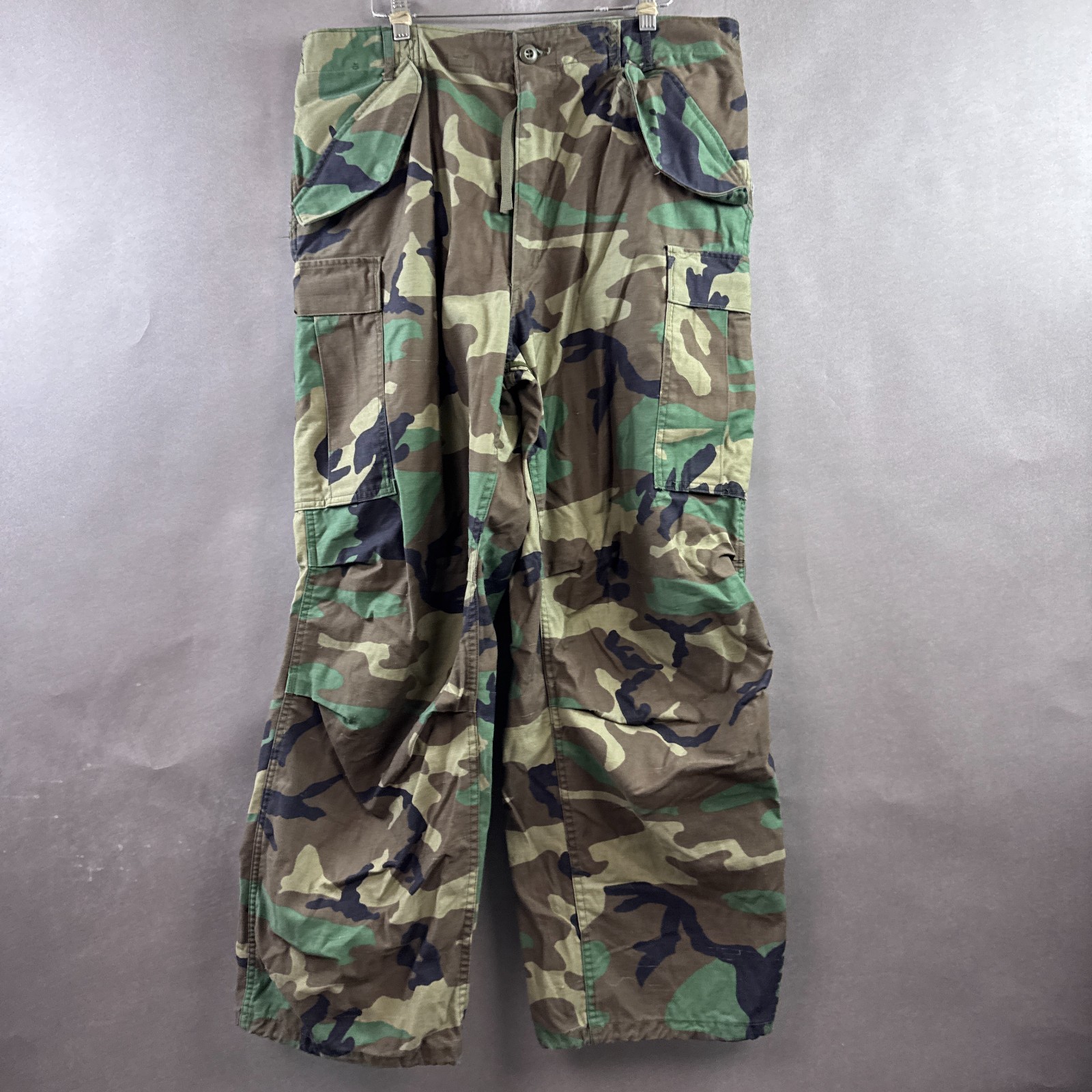 Vtg US Military Pants Mens 36x30 Camo 80s Cold Weather Field Trouser Medium Reg